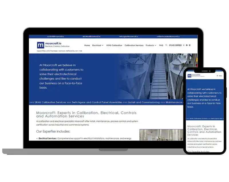 moorcroft website project - Mardraft