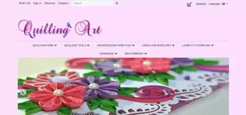 online store design for craft and handmade art